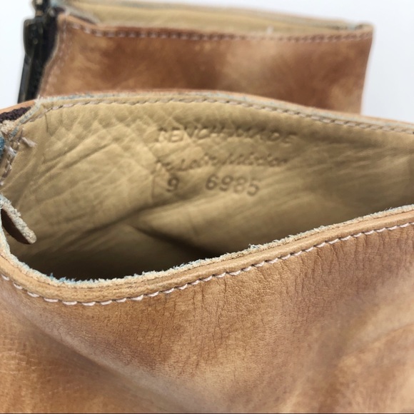 Bed Stu Onset Leather Peeptoe Booties - Picture 4 of 13